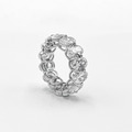 鴿子蛋全鑽戒指 OVAL CUT BAND RING