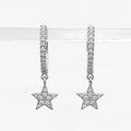 星星密鑲耳環 STAR PAVE EARRING_1