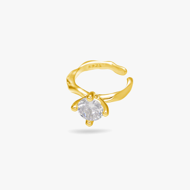 單鑽耳扣(金) EAR CUFFS