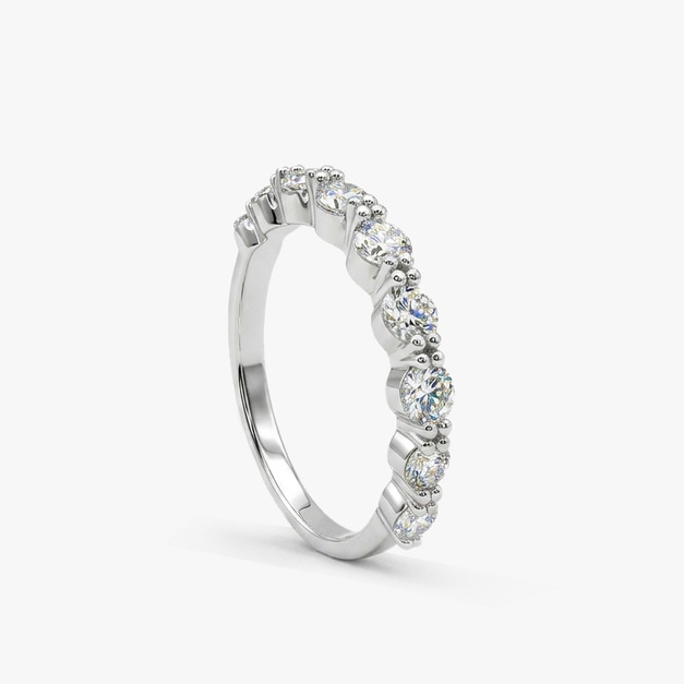 半圈圓鑽戒指 HALF ETERNITY RING