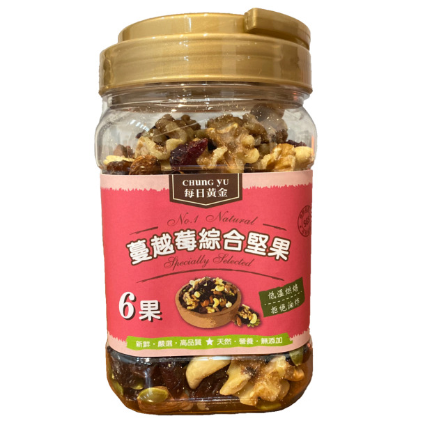 蔓越莓綜合堅果-6果