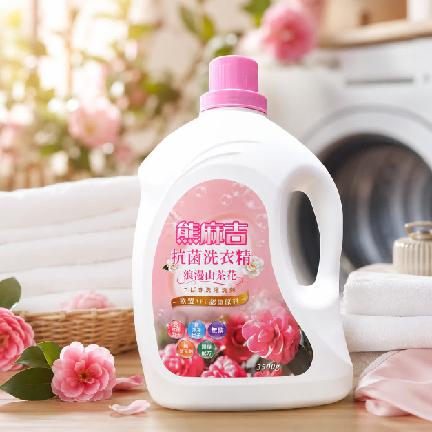 3.5L熊麻吉浪漫山茶花洗衣精 4入/箱