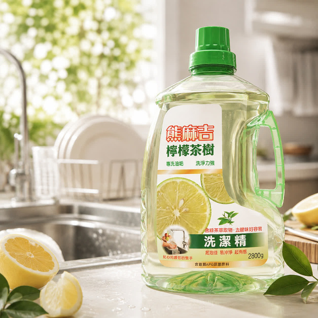 2.8L熊麻吉檸檬洗碗精 4入/箱