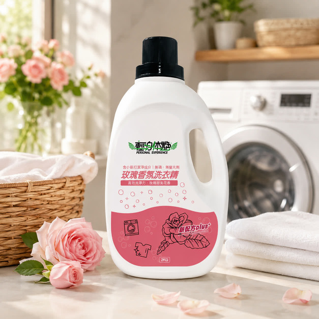 輕身体艷玫瑰香氛洗衣精 2000ml/g