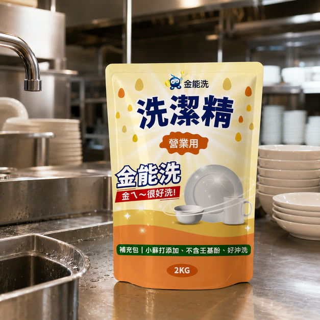 金能洗洗潔精 補充包 2kg/包