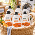 【6入組】 輕身體艷柑橘精油小蘇打配方洗衣精 2000ml/g