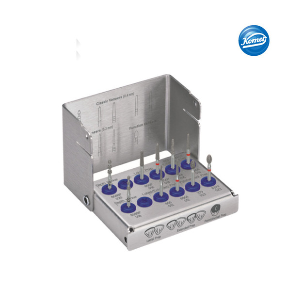 Perfect Veneer Preparation 完美陶瓷貼片專用研磨組(鐵盒) #4686ST(牙展限定)