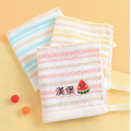 MIT姓名手帕紗布巾【小西瓜款】一組3入_1