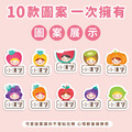 ◆耐高溫◆姓名貼 大+小【蔬果女孩】L款 共80入_6