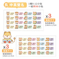 中英雙名防水姓名貼【可愛鼠年】AF款(兩種尺寸可選)_9