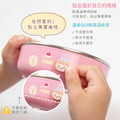 客製化繽紛三色碗 雙子蛋糕【女孩】矽膠碗蓋_6