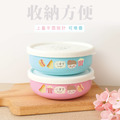 客製化繽紛三色碗 Q萌漢堡包【馬尾女孩】矽膠碗蓋_11