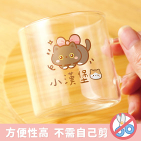 水晶姓名貼【Q萌貓咪款】