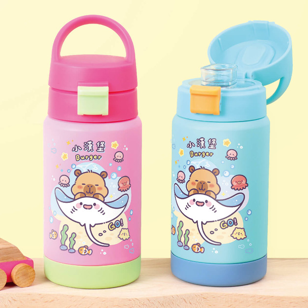 孩提 直飲式兒童專用保溫瓶【卡皮巴拉的海洋旅程】