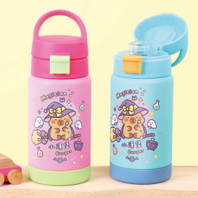 孩提 直飲式兒童專用保溫瓶【卡皮巴拉的魔法歷險】