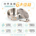 雙層不鏽鋼隔熱碗 幸福飯糰【柴犬+白柴】_2