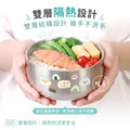 雙層不鏽鋼隔熱碗 幸福飯糰【柴犬+白柴】_10