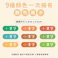 燙印姓名貼【迷你版-大地系列】燙CC款 378入_1