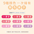 燙印姓名貼【迷你版-蜜桃系列】燙CG款 378入_1