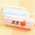 MIT姓名手帕紗布巾【小橘子款】一組3入