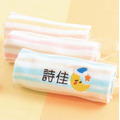 MIT姓名手帕紗布巾【月亮款】一組3入