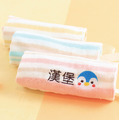 MIT姓名手帕紗布巾【企鵝款】一組3入