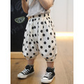 韓版大圓點五分南瓜燈籠褲