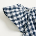 藍白格紋前胸蝴蝶結包屁衣_2