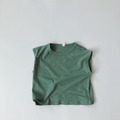 韓版軟糯竹節棉無袖落肩T恤_6