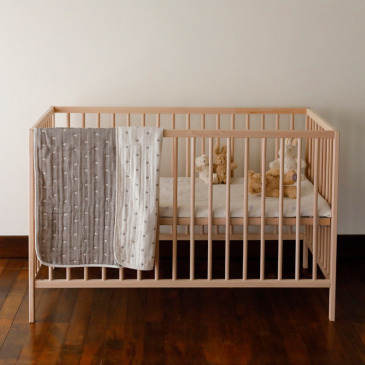 OVLOV｜日本製 純棉六層紗布毯/寶寶毯 (星空-奶茶灰) 70X100 *人氣花色