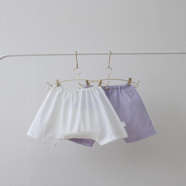 【預購】PUPO｜日本製・清爽格子短褲 (2色) 70-80cm