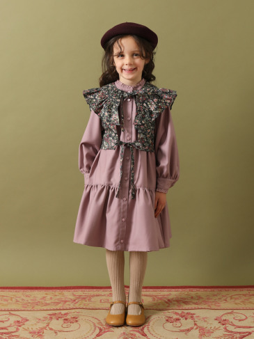 toitoitoi | 日本製・芝諾比婭蛋糕襯衫洋_丁香紫(90/110)