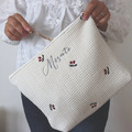 bojji | 日本製・櫻桃绗缝刺繡收納袋/尿布包_4
