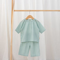 【預購】PUPO | 日本製・植染有機棉七分袖套裝 (5色) 80-110cm *小店長包色款！_12