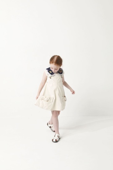 toitoitoi | 日本製・經典廓形丹寧吊帶裙-奶昔白 (80-100)*小店長清單