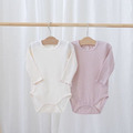 PUPO｜日本製・緹花洞洞長袖包屁衣 (2色) 70-90cm_1