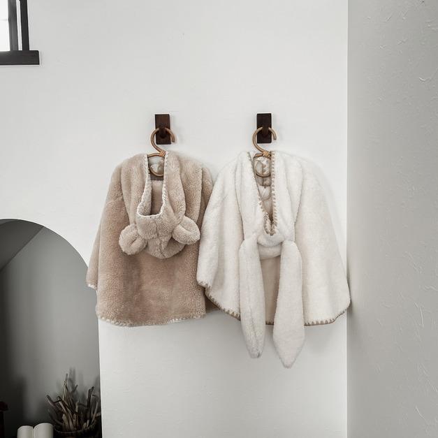 【冬季預購】to you | 韓國製・3way毛毛斗篷 (熊熊/兔兔)