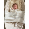 【預購】margaret baby | 日本製・成長紀念掛布_100days