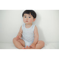 PUPO | 日本製 ・透氣洞洞無袖包屁衣 (2色) 80-90cm