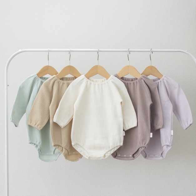 PUPO｜日本製・莫蘭迪系包屁衣 (5色) 70-80cm 