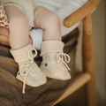 【預購】saga | 丹麥設計・有機棉寶寶襪靴 (3色)_3