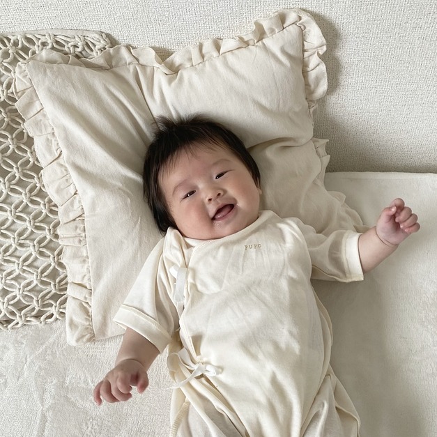 【預購】PUPO｜日本製・有機棉柔軟蝴蝶衣 50-60cm