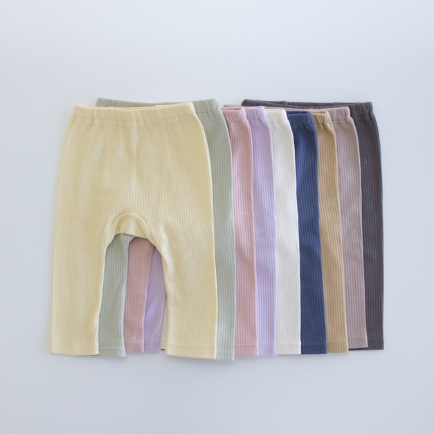 【預購】PUPO｜日本製・天天穿百搭坑條長褲 (9色) 70-100cm *回購No.1