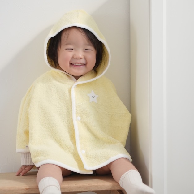 【預購】PUPO｜ *日本泉州毛巾* 寶寶斗篷浴巾  (3色) *new!!