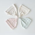 【預購】PUPO | 日本製・緹花洞洞綁結寶寶帽 (4色) 50-70cm *new!!_1