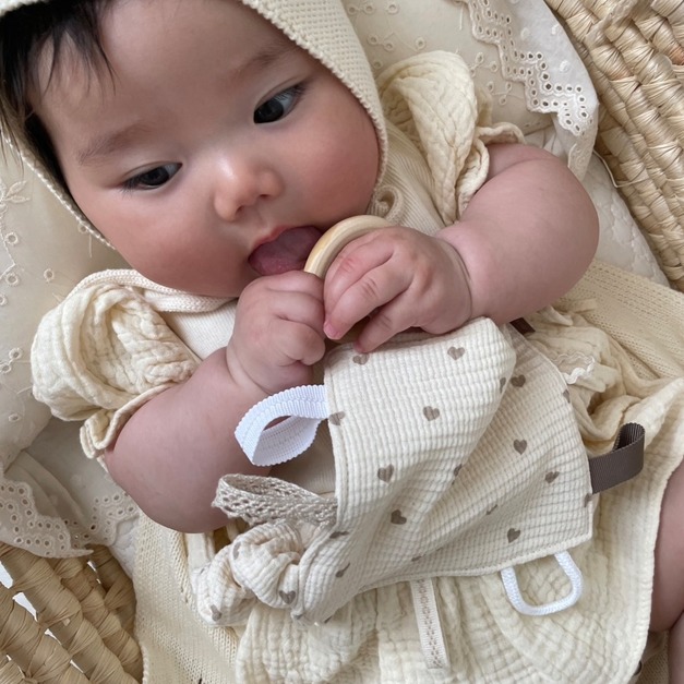 【預購】mimosa | 日本製・嬰兒最愛的皺皺沙沙玩具 (4色)