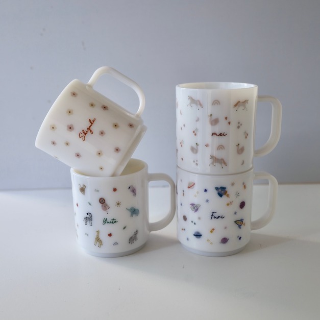【預購】Irodori | 日本製・摔不破牛奶馬克杯(kid) 童話 *4款 New!!