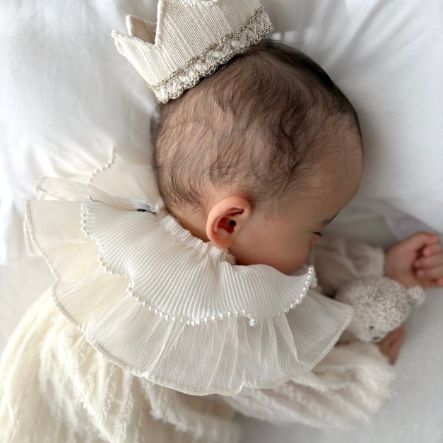 【預購】Irodori | 日本製・raffine浪漫珍珠層疊領巾*2色 New!!