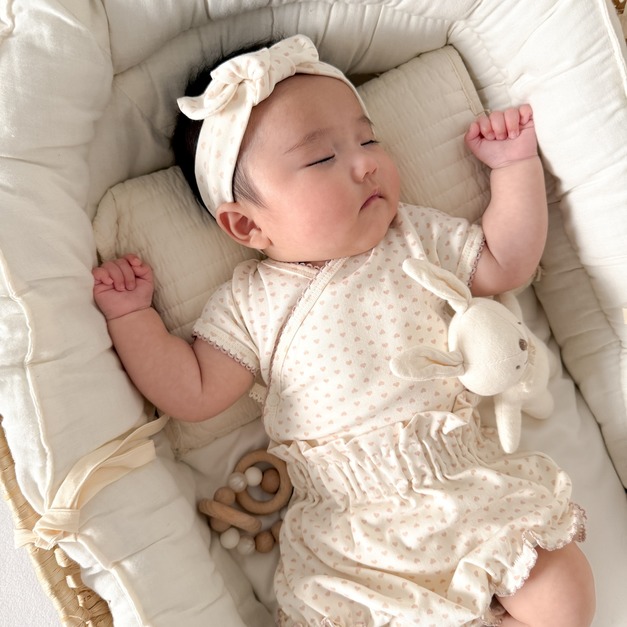 to you | 韓國製・新生兒短袖包屁衣_迷你愛心 *new!!