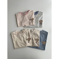 【預購】ammu | 夏日kuma刺繡短袖上衣(5色) *kids_8